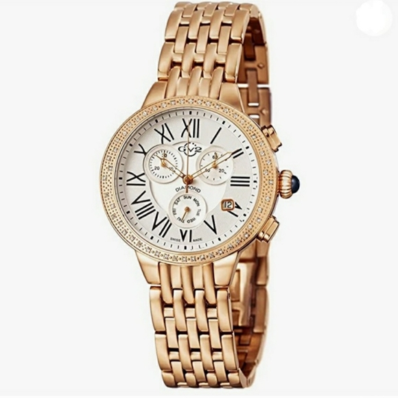 Gevril Women's Astor Chronograph Diamond Bracelet Watch, 40mm-0.227ctw - Picture 2 of 16